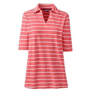 3 for $30 Sale! NWT Lands End Linen Blend Polo XL